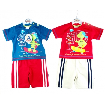 BABY BOY'S 0 TO 9 MONTHS ' SKATER  FREESTYLE' - T shirt set  -- £5.99 per item - 6 pack